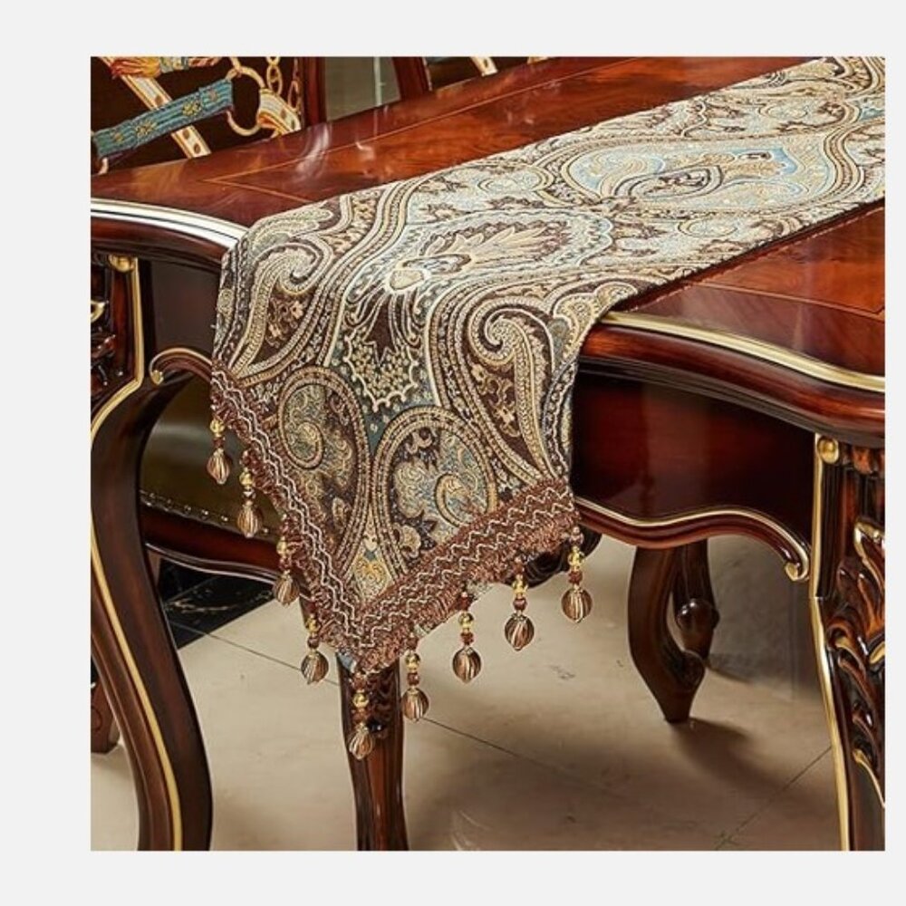 Table Runner, Luxury Vintage, Size 120 Inch